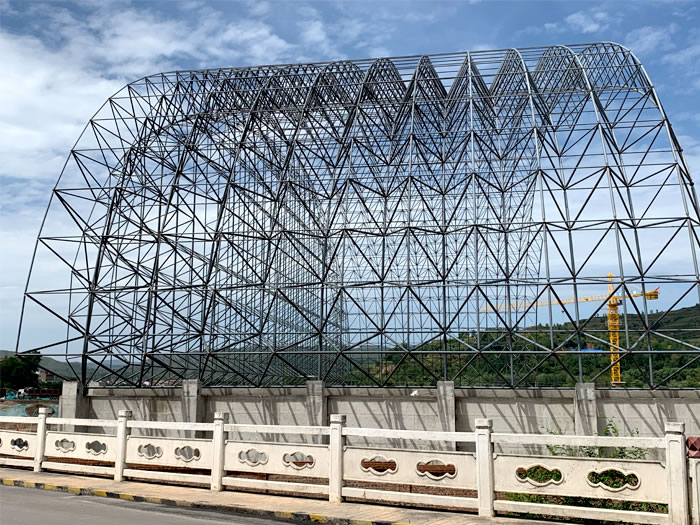 石景山山寨矿储煤棚网架